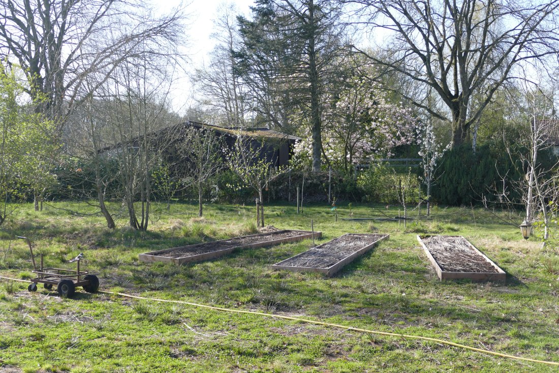 Moestuin bedden aanleggen